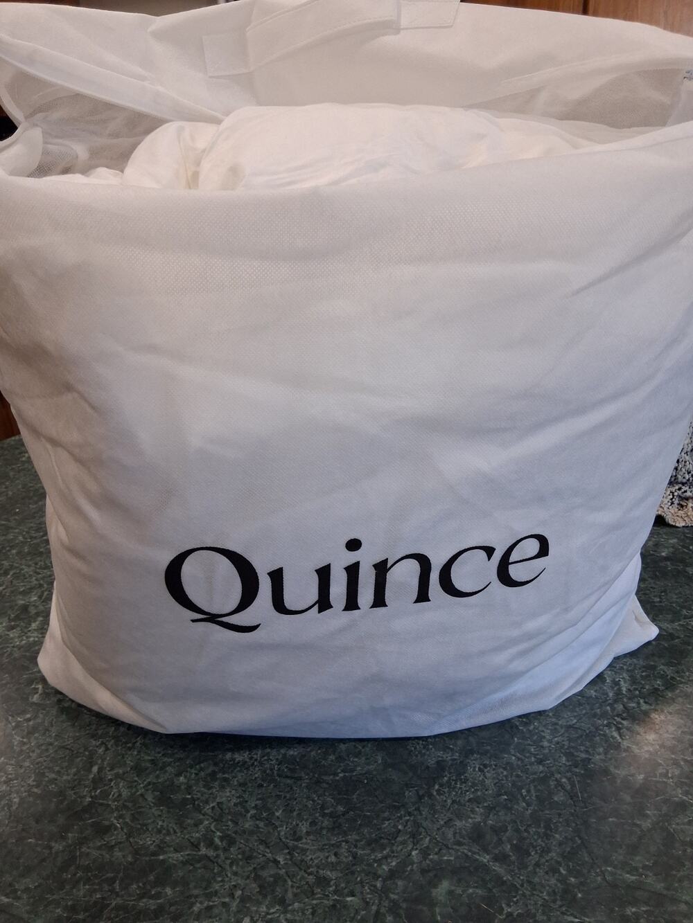 Quince Full Queen All Season Down Alternative Comforter Duvet Insert New Sateen